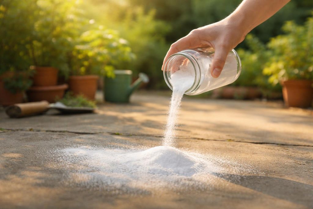 Astuce Grand-mère Nettoyer Terrasse Béton : Bicarbonate ou Vinaigre ?