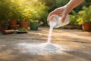 Astuce Grand-mère Nettoyer Terrasse Béton : Bicarbonate ou Vinaigre ?